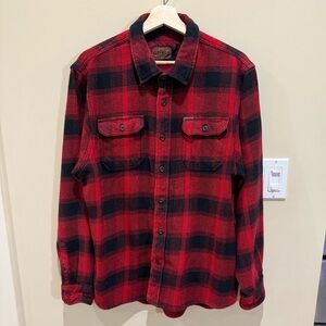 EUC size Large Men’s Orvis Big Bear Flannel Shacket